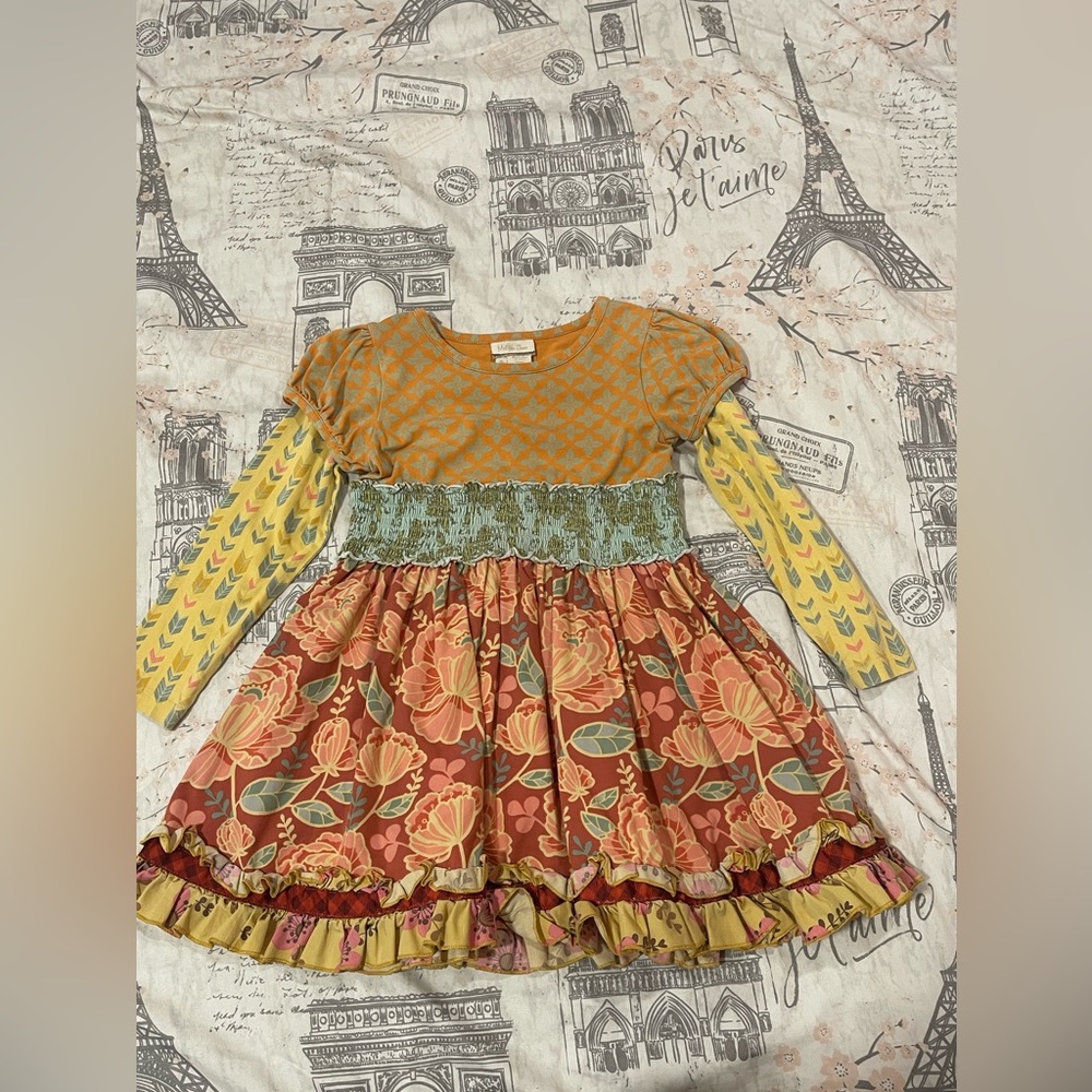 Matilda Jane Floral Mixed Media Dress 4